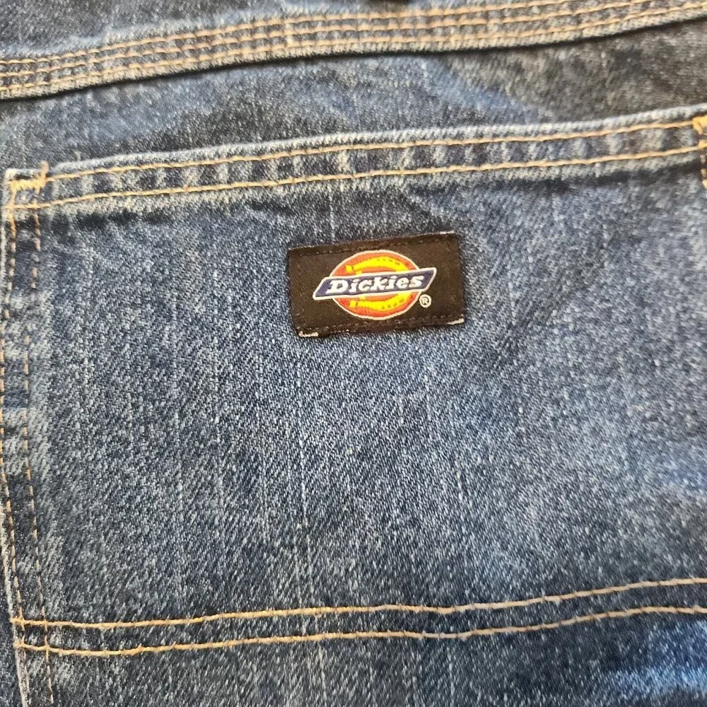Dickies Denim Carpenter Shorts Relaxed Fit Stretch Skater Mens Size‎ 42 EUC